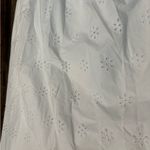 Andis White Eyelet Midi Skirt Size 2X Photo 1