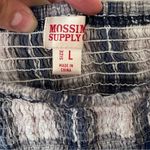 Mossimo Women’s Coastal Cowgirl Country Strapless Dress / Skirt Blue Plaid Large Photo 4