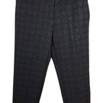 Calvin Klein  Gray Plaid Cropped Pants Size 10 Modern Fit Plaid Trousers Photo 0