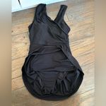 Lands' End  Swim Dress in Black Chic Coastal Beach Size 6 Photo 2
