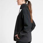 Athleta  Hermosa Mock Neck Sweatshirt BLACK SIZE Medium Great Shape Photo 2