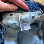 American Eagle Women’s Super High-Rise Shortie Size 0 Dark Wash Cut Offs Photo 6