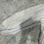 H&M Blue And White Striped Babydoll Dress Photo 2