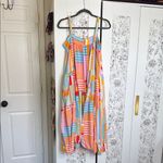 Abel the label  colorful rainbow tiered midi dress Photo 1