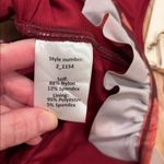 Joyfolie Swimsuit Taryn One Piece Floral Open Back NWT Size Larve Red Size L Photo 8