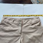 Adidas  10” golf shorts Tan Women’s Size 6 Athleisure Country Club Neutral Photo 5