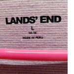 Lands' End Women's Size Large Purple Activewear Twist Hem Casual T-Shirt Photo 4