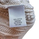 Coldwater Creek Croft & Barrow Ivory Cable Knit Turtleneck Scandi Fisherman Sweater Size Large Photo 6
