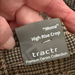 Tractr Brown Plaid Cropped Pants Size 2 Photo 4