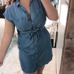 Harper Heritage size small chambray shirt dress Photo 3
