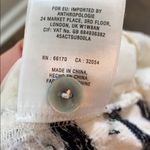 Anthropologie Postmark Navy/Cream Striped Lace Cardigan Photo 5