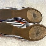 BCBGeneration  Woman's Orange Black and White Classic Striped Flats Size 10M Photo 5