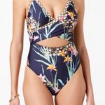 Trina Turk NWOT   Fiji Floral One Piece Swimsuit Sz 12 Photo 0