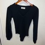 Abercrombie & Fitch Abercrombie Puff Sleeve Sweater Bodysuit Photo 0