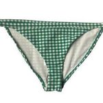 Topshop Gingham Bikini Bottoms Green White Size 8 NWT Checkered Swim Bottoms Photo 0