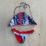 Seafolly  Bandana Print Halter Top & Bottom Bikini Photo 0
