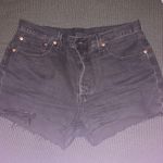 Levi’s Black Denim Shorts Photo 0