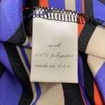 Paisley and Ivy Geometric Print Mini Dress Small Stretchy Waist Multicolor Photo 4