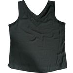 Inc international Concepts Black Mesh Tank Top Blouse Photo 0