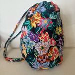 Vera Bradley  DITTY DRAWSTRING Backpack Floral DesiGN WATERPROOF INTERIOR Photo 0