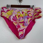 Adore Me  Darby Floral Pink Bikini Bottoms Size 2X Top Size 0X Photo 3
