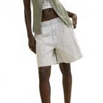 American Eagle AE Aerie Denim Trouser Jort Light Blue NWT Small Photo 0