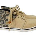 Vans Camryn Slim Native Sneakers Sk8 Shoe Tan Navy Tribal Mid-Top Women’s Size 5 Photo 2