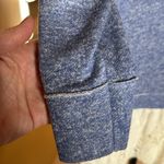 A’reve Anthropologie blue sweatshirt tunic w/ lace cream Size Small Photo 3