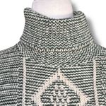 Vintage Squaw Valley Ski Lodge Knit Turtleneck Sweater Medium Wool Blend Green Photo 1