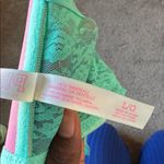 PINK - Victoria's Secret Pink VS Mint Green Lace Bandeau SIZE L Photo 3