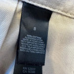 DKNY Vintage Jeans | Tan Pleated Y2K Full Skirt Women’s Size 8 Medium M Photo 6