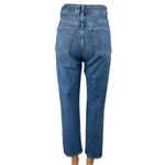 New Look  Women's Blue Distressed High Waisted Straight Denim Mom Jeans Pants 2 Photo 1
