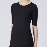 Topshop  Black Asymmetrical Bodycon Dress Photo 1