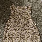 Windsor  Beige Dress with Gold Accents Photo 0