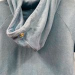 Juicy Couture Terry Cloth Y2K 2000s Zip Up Jacket Hoodie Top Blue Medium Logo Photo 6