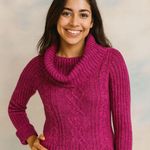 Arizona Jeans Arizona Jean Company Magenta Cowl Neck Sweater Photo 0