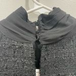ZARA textured flower dress black  Size small  9360/866 Photo 5