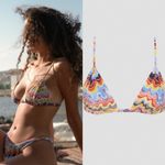 Fella Swim NEW Julian Top Small Beach Pool Summer Miami Cancun Bali Orange Photo 3