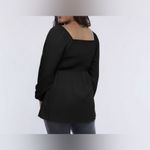 Motherhood NWT - Smocked Babydoll Black Top. Photo 3