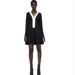 ZARA New  Black and White Color block Dress Bloggers Fav Photo 2