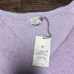 A New Day NWT Lavender eyelash fluffy v neck pullover sweater size medium Photo 6