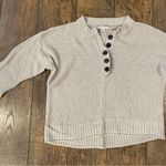 American Eagle | Cropped Knit Henley Photo 3