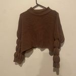 Shop Stevie Chocolate Brown Cowl Sweater Photo 2