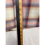 Wrangler  Wrancher Flannel Button Down Women’s 3X Burgundy Pastel Plaid Western Photo 6