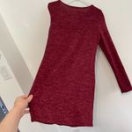 NEW NWT LOVE CRAZY Burgundy Maroon Red Keyhole Cutout Long Sleeve Sheath Dress Size XL Photo 10