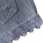 LF new Carmar Denim π½ Titania Crochet Trim Denim Shorts π½ Black π½ Size 28 Photo 13