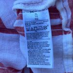 Old Navy  Blue and Red Striped Blouse linen blend size XL Photo 3