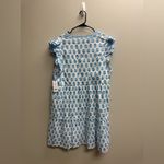 Southern Tide Blue and White Ruffled Sundress Photo 2