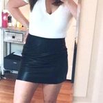 H&M Black Leather Skirt  Photo 0