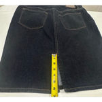 Lauren Ralph Lauren Denim midi Skirt size 8 Blue dark wash Photo 6